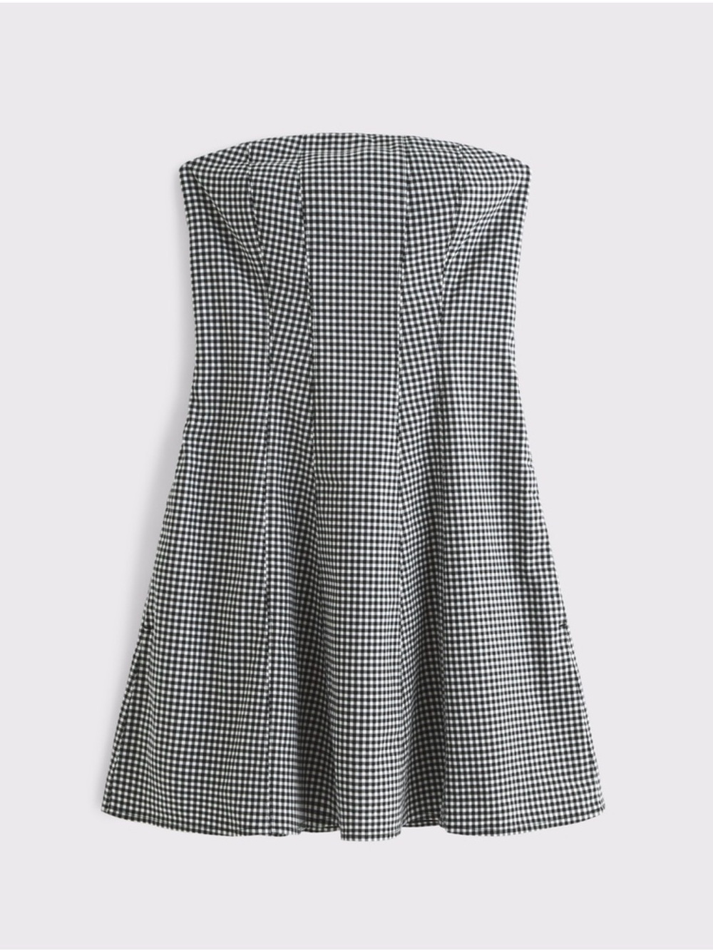 Abercrombie & Fitch Black and White Mila Strapless Mini Dress Medium NWT - Picture 5 of 9